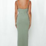 Hello Molly  Rooftop Martinis For Two Midi Sage Dress Photo 3