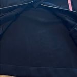 COS  Black Neoprene Full Zip Bomber Jacket Sz M Photo 5