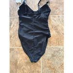 Good American  Ruched One Piece Swimsuit Black Size 1 Photo 7