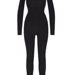 SKIMS SWAROVSKI X  JELLY SHEER LONG SLEEVE CATSUIT |‎ ONYX / M Catsuit Photo 0