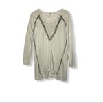 Free People  Beaded Top Raw Edges Photo 9