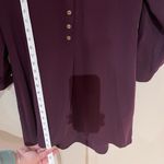 Calvin Klein  Purple Long Sleeve Dress Photo 5