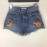 GRLFRND  Cindy Embroidered Jean Shorts Rising Sun 24 Photo 7