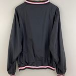 Vintage USA Olympic Black White Graphic Windbreaker Track Pullover Jacket Size M Photo 9