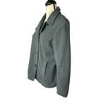 Lands End Women's Gray Polartec Pea Coat Plus Size MP Photo 2