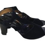 NWT Femme Right Bank Shoe Co Midnight Velvet Shoes Blue Size 10 Photo 4