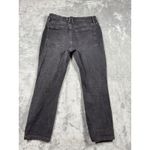 Good American High Waist Black Wash Crop Slim Fit Jeans Size 12 / 31 Photo 5