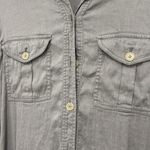 Vince  Long Sleeve Button Up Romper Photo 2