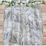 Mlle Gabrielle Women's Animal Print Crop Pants Size 24 Hip Zipper Elastic Waist Photo 1