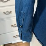 Crown & Ivy Denim Jean Shirt Button Down Womens Petite S Top Photo 10