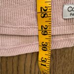Calvin Klein  Women's Mauve pink waffle knit V-Neck Sweatshirt size 3X Photo 3