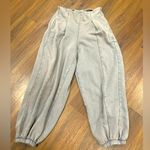 Free people movement grey logo embroidered sweatpants S $98 fall casual active Gray Photo 0