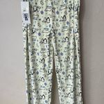 Muk Luks Cream and Blue Pajama Pants Size L Photo 1