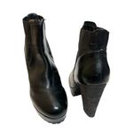 Steve Madden Randaal Black Chunky Leather Platform Ankle Booties Sz 10 W… Photo 0