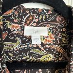 J. Jill Brown Paisley Button Down Lightweight Tunic/Short Dress Long Sleeve K38 Photo 1