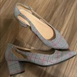 CL by Laundry Elegant Checkered Slingback Pumps Photo 1