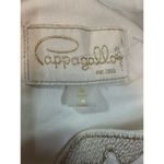 Pappagallo White Gold Embroidered Sleeveless Shift Dress One Size Size 6 Photo 8