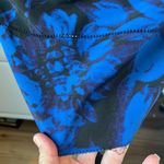 Simply Vera  Dress Vera Wang Royal Blue Black Floral Womens 4 Silky Small Photo 3