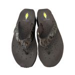 Volatile Island Platform Wedge Flip Flop Sandals Women's US Shoe Size 7 Brown Photo 3
