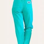 American Vintage Jackpot Jeans deadstock 80s vintage teal high waist straight leg mom jeans - 28" Photo 3