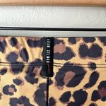 Adam Selman  Sport French Cut Honey Leopard Animal Print Athletic Leggings Medium Photo 5