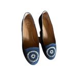 Jack Rogers Navy Blue Rebecca Suede Flats Size 8.5 Photo 1