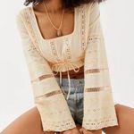 Kimchi Blue  Urban outfitters Scarlet Eyelet Cropped Blouse Photo 0