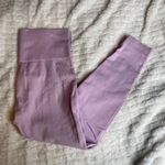 We Wore What  Seamless High Waist Leggings Lavender M/M Activewear Athleisure‎ Photo 1