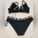 Vetchy Floral Trim Bikini Set Photo 2