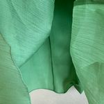 Halston Heritage  Meadow Embellished Mint Green Strapless Chiffon Mini Dress 6 Photo 13