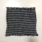 Brandy Melville  - John Galt Black & White Gingham Tube Top Photo 4