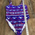 Chubbies  One Piece Swimsuit Aztec Pattern Large L USA 1 Piece Photo 4