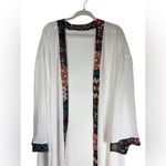 SheIn Women's Summer Cardigan with Geometric Designs Size 1Xl White Photo 5