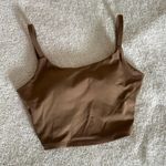Target Brown athletic crop top Photo 0