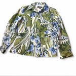Kasper  Linen‎ Blend Tropical Print Blazer Photo 2