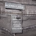 Sincerely Jules Charcoal Jean Shorts 9/29 Black Size undefined Photo 6
