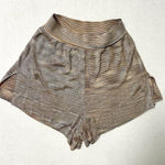 Missoni  Metallic Shiny Slinky Stripe Knit Tap Shorts Colorful size Small, 40 Photo 0