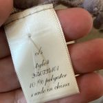 Francesca's Francesca’s Grey Pom Pom & Lace Detail Oversized Square Lightweight Scarf. Photo 4