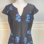 Julia Jordan Blue Floral Fit & Flare Professional Career Dress 12 Photo 2