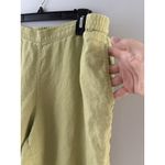 J Jill Shorts Womens Large Green Linen Pull On Relaxed Casual Summer Resort Photo 2