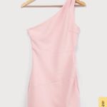 Lulus What about Tonight Light Pink One-Shoulder Bodycon Mini dress Photo 1