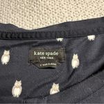 Kate Spade  Women's Navy Owl Novelty Print Henley Long Sleeve Pajama Top Small Photo 2