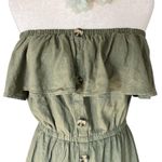 Guess  Chic Olive Off-Shoulder Dress Photo 8