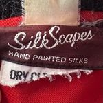 Vintage 100% Silk Red Sunglass Jacket Size XL Photo 5