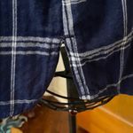 st. john's bay 🛍️🛍️🛍️BOGOHO🛍️🛍️🛍️St. John’s Bay Dark Blue Checkered Button Down Shirt—XXL Photo 5