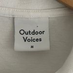 Outdoor Voices  Sport Polo Cropped White Sz Medium Photo 3