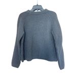Quince  Organic Cotton Fisherman Crew Sweater Charcoal Size L Photo 1