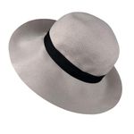 Karen Kane  Wool Hat Crushable Water Repellant Taupe Black M/L New Photo 4