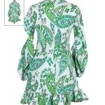 STAUD Stand Green Longsleeve Dress  Photo 1