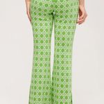 Trina Turk  Tennis Green & White Pattern Bootcut Pant - Billie Jean 0 Photo 3